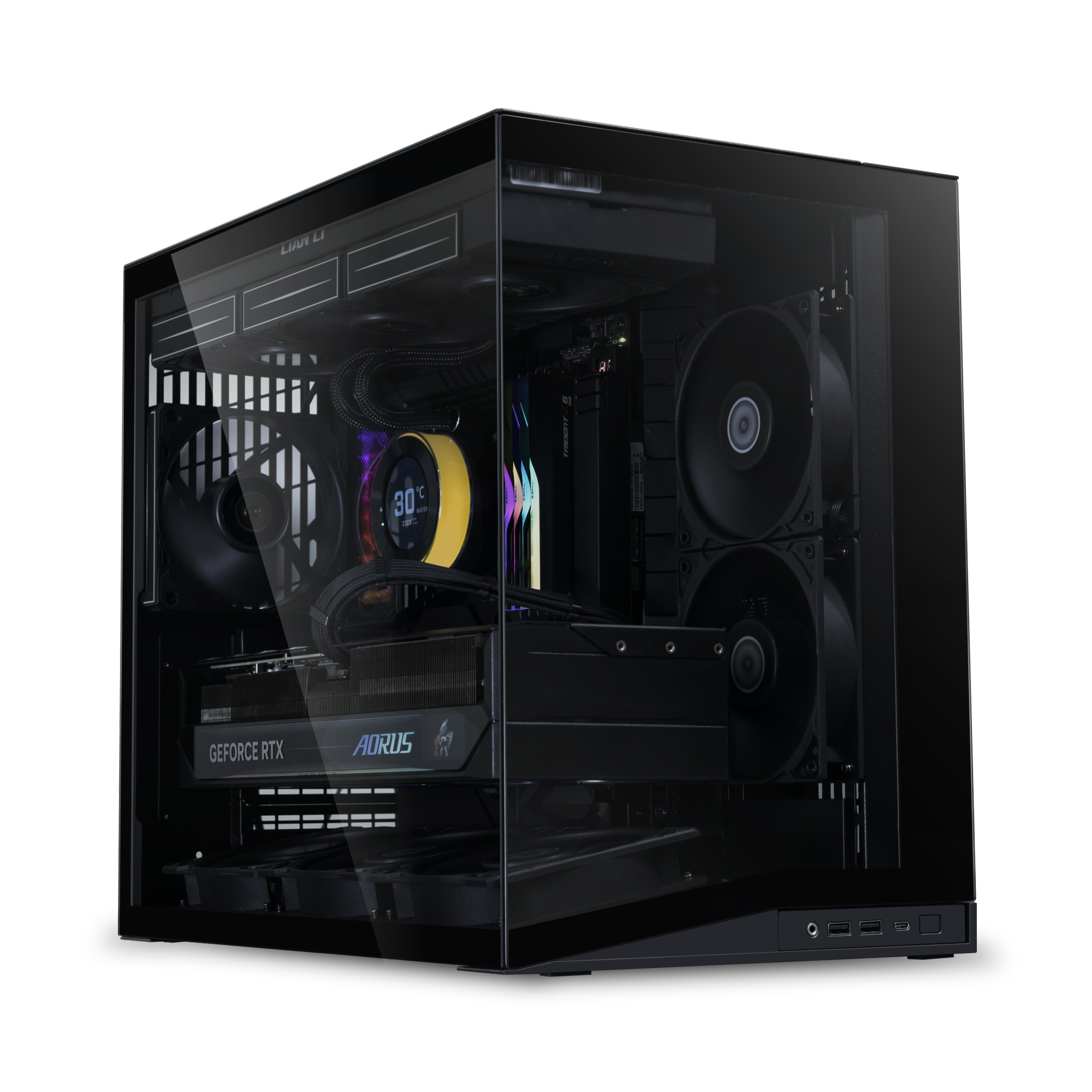 Lian Li O11D Mini V2 Flow Lian Li O11D Mini V2 Flow mit Beispiel-Hardware