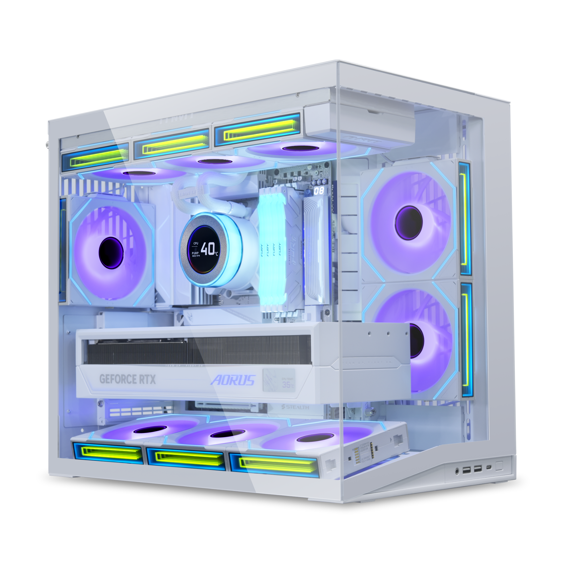 Lian Li O11D Mini V2 Flow Lian Li O11D Mini V2 Flow mit Beispiel-Hardware