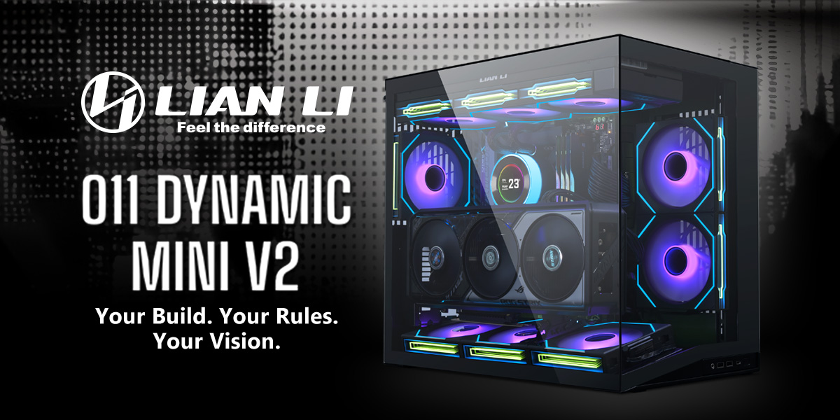 Lian Li O11 Dynamic Mini V2 PC Case, Mini Case, ATX