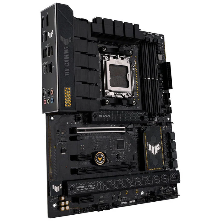 The image shows the ASUS TUF Gaming B650-Plus motherboard.