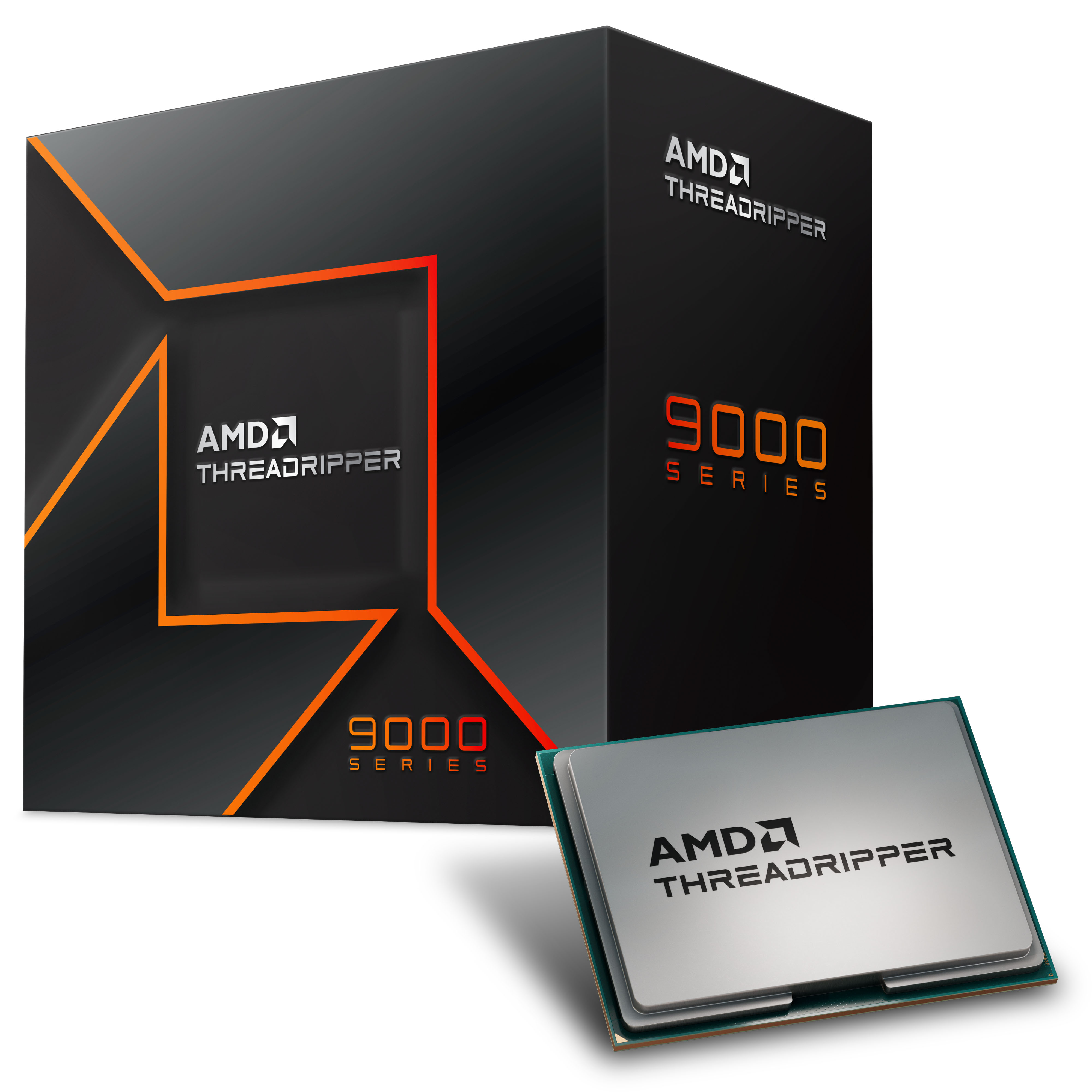 AMD Ryzen Threadripper 9000 box and CPU
