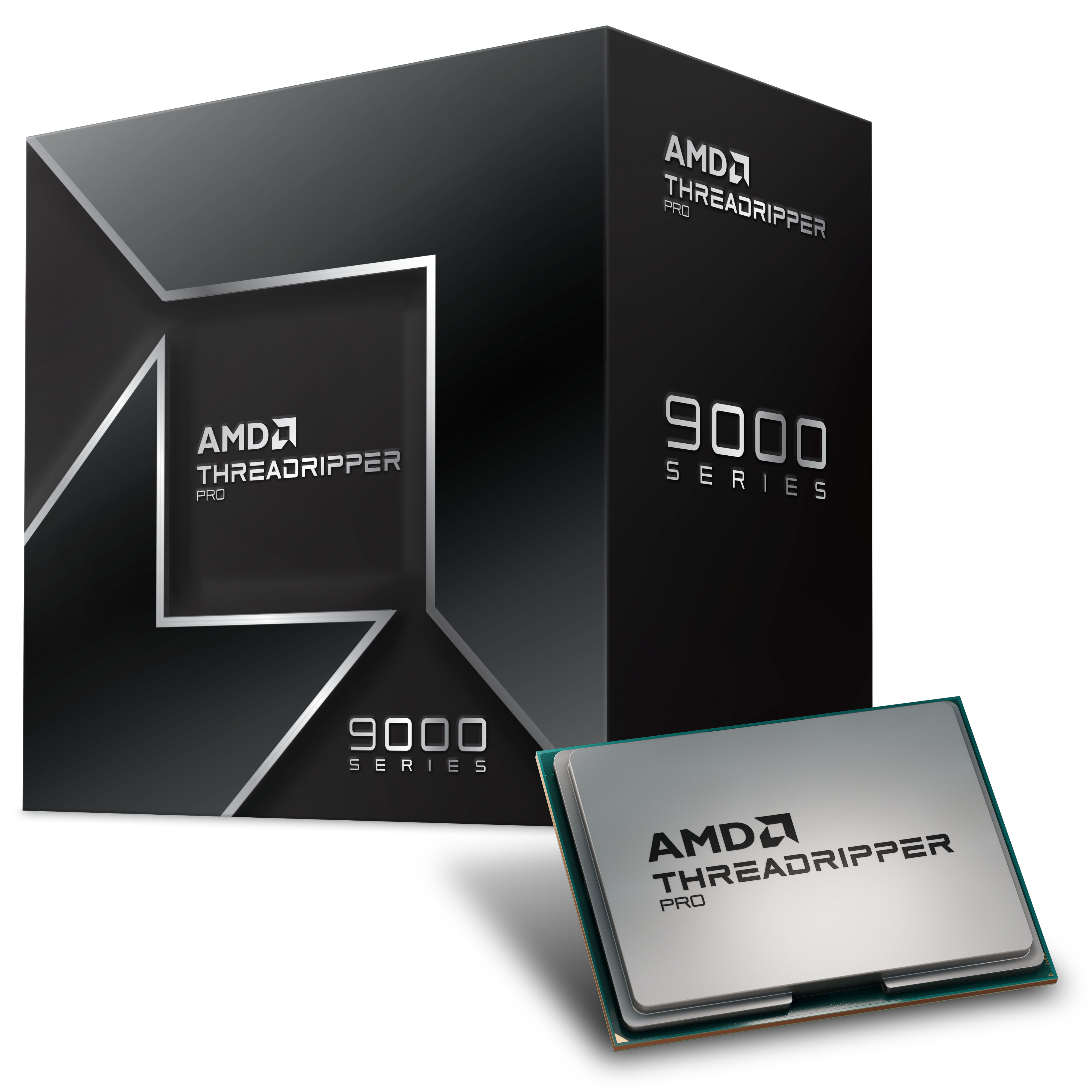AMD Ryzen Threadripper PRO 9000 box and CPU