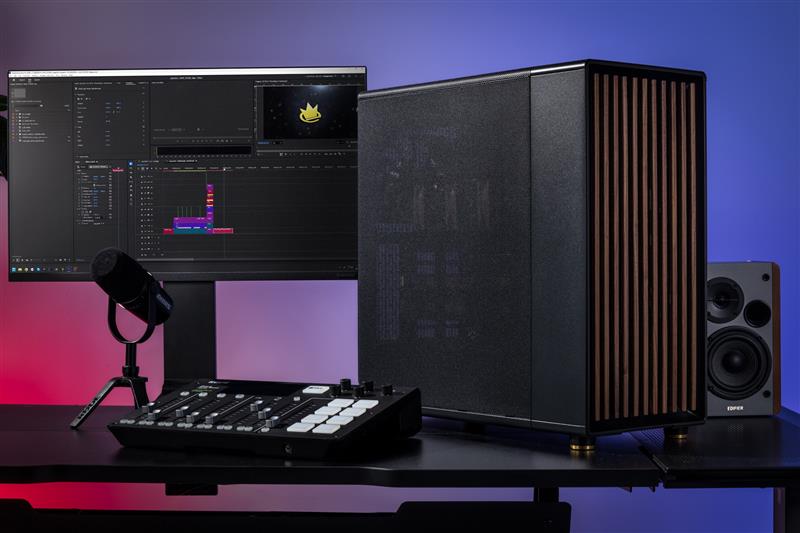 Workstation PC from the outside