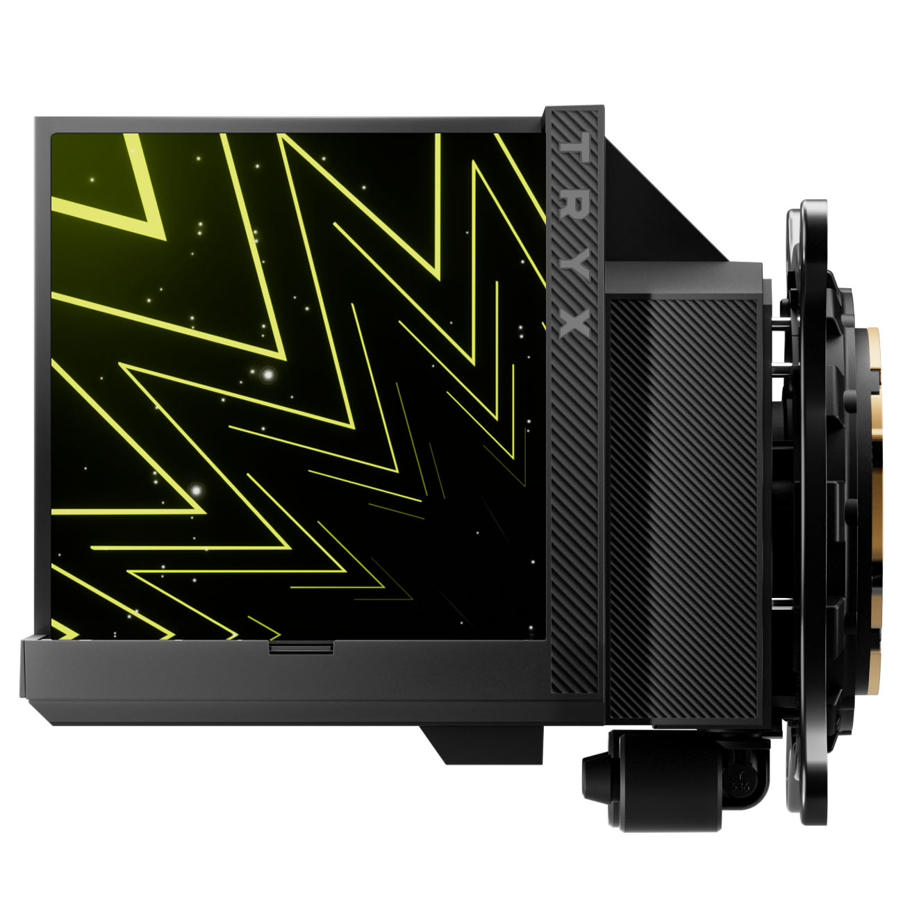 TRYX STAGE ARGB 360 in use TRYX STAGE ARGB 360 installed in PC