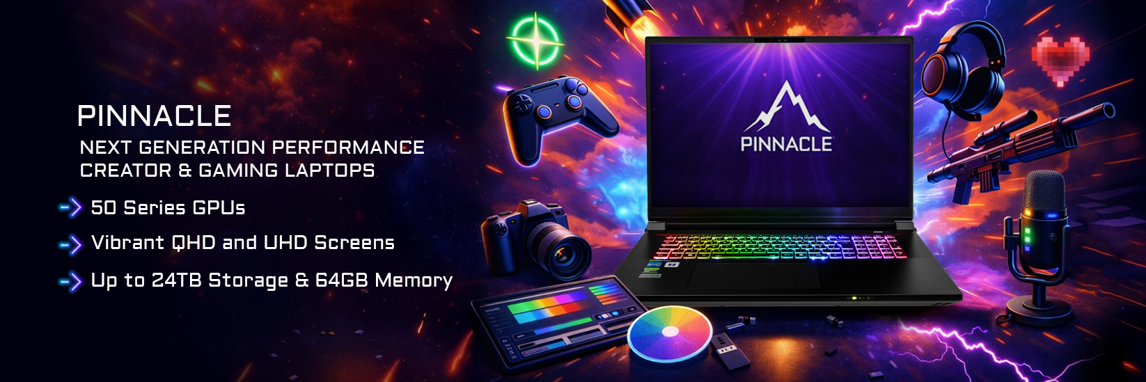 Pinnacle Gaming Laoptops