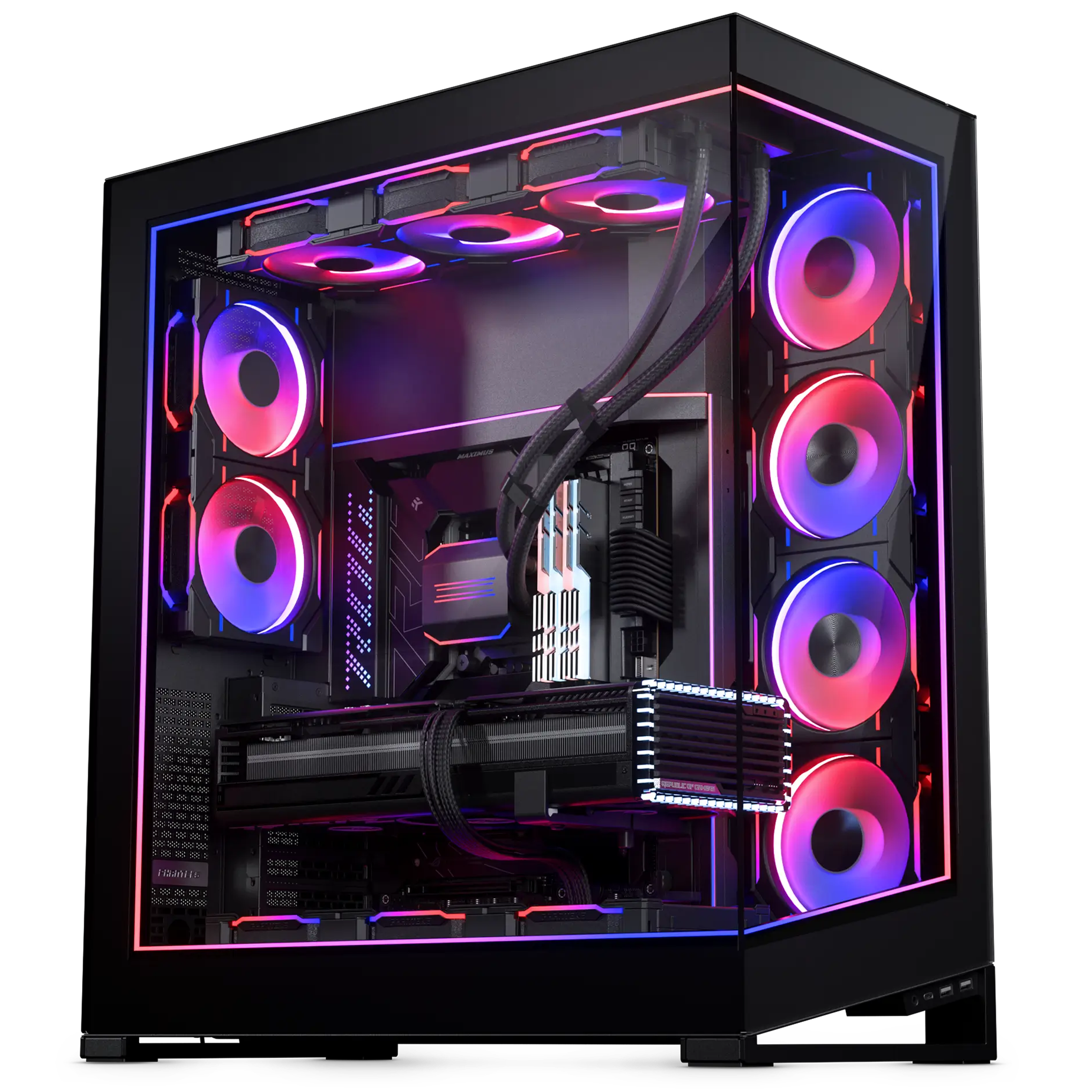 Phanteks NV7 PC-Gehäuse mit Hardware