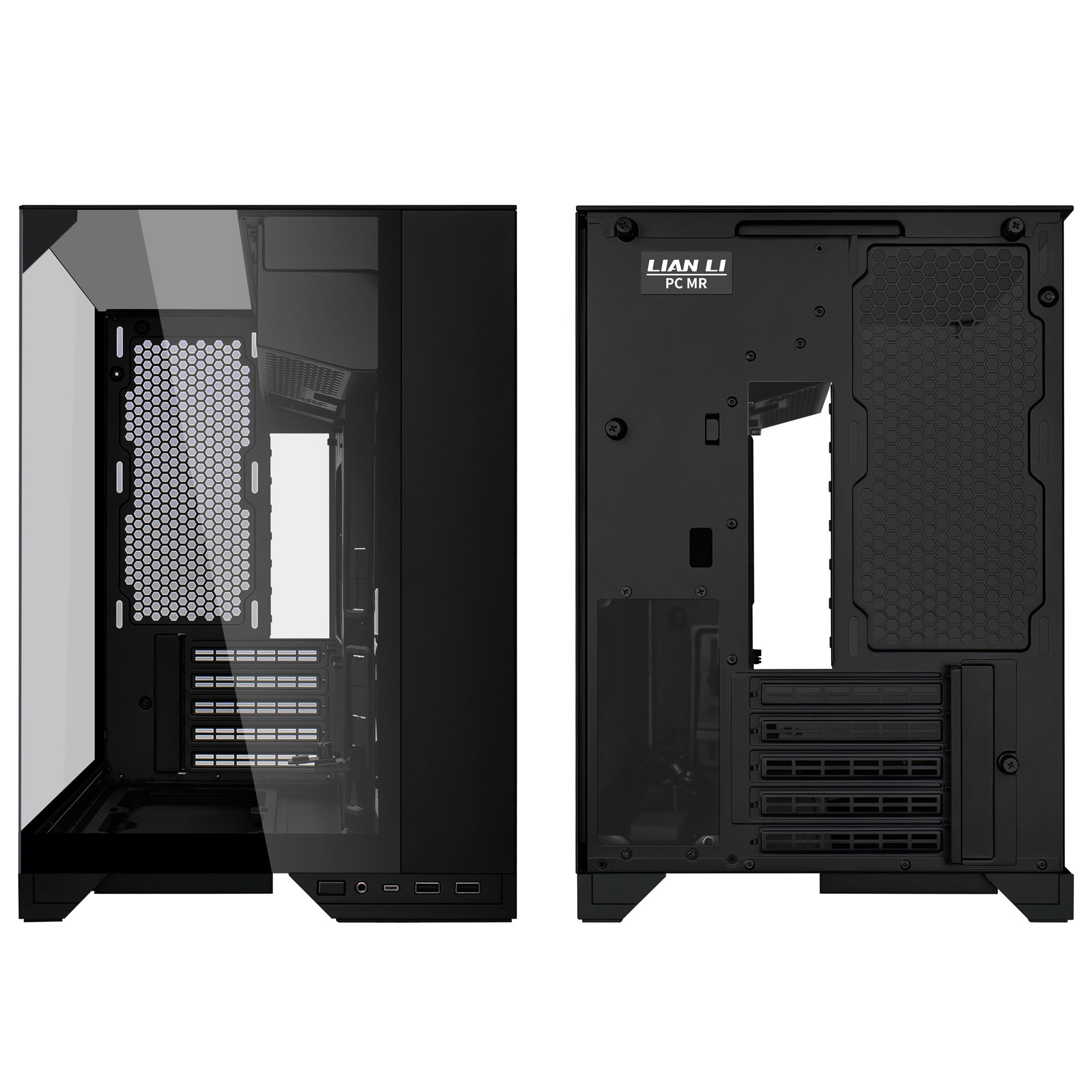 O11 Vision-M Tempered Glass Glass on front, side and top