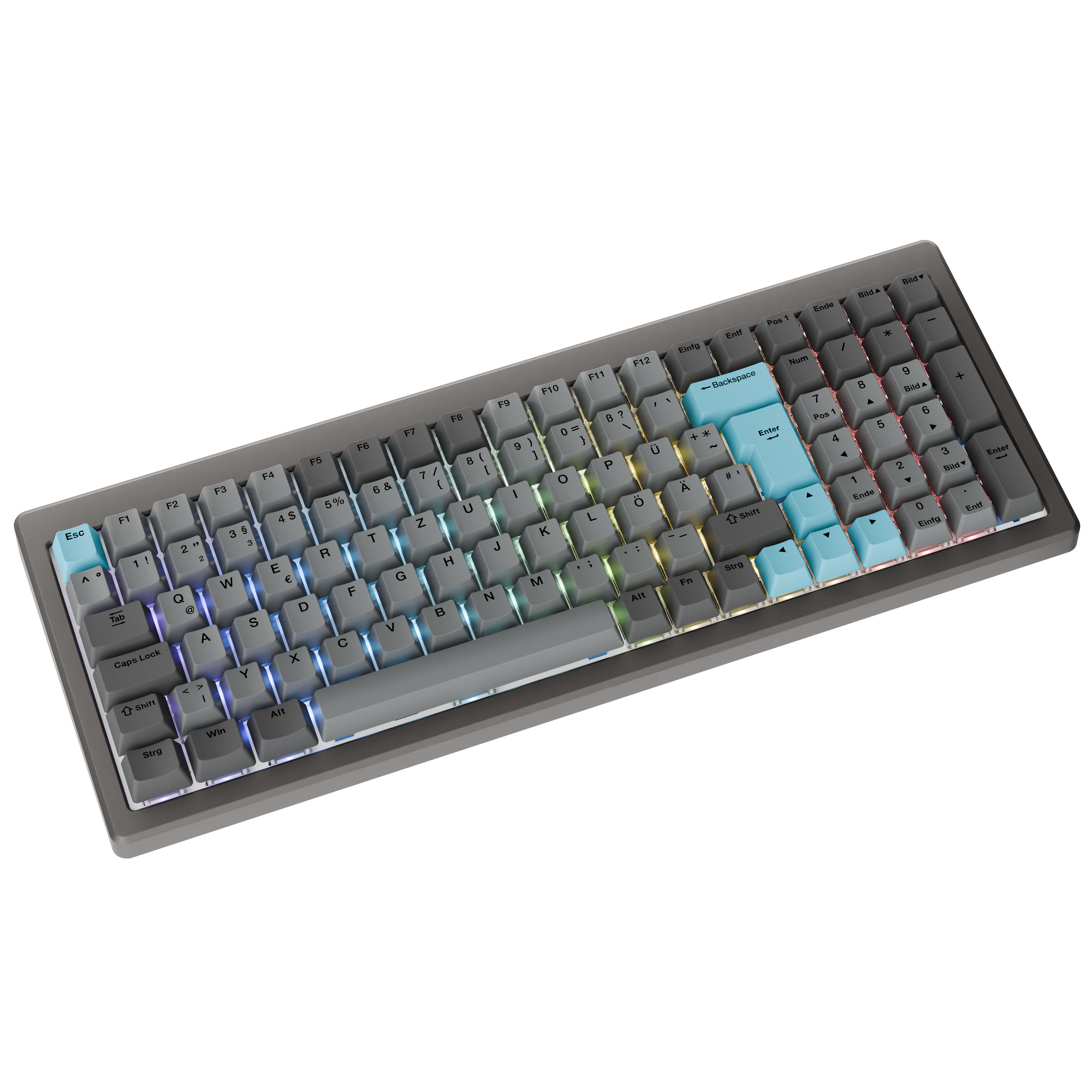Ducky Cushion 98 Nickel Gaming-Tastatur