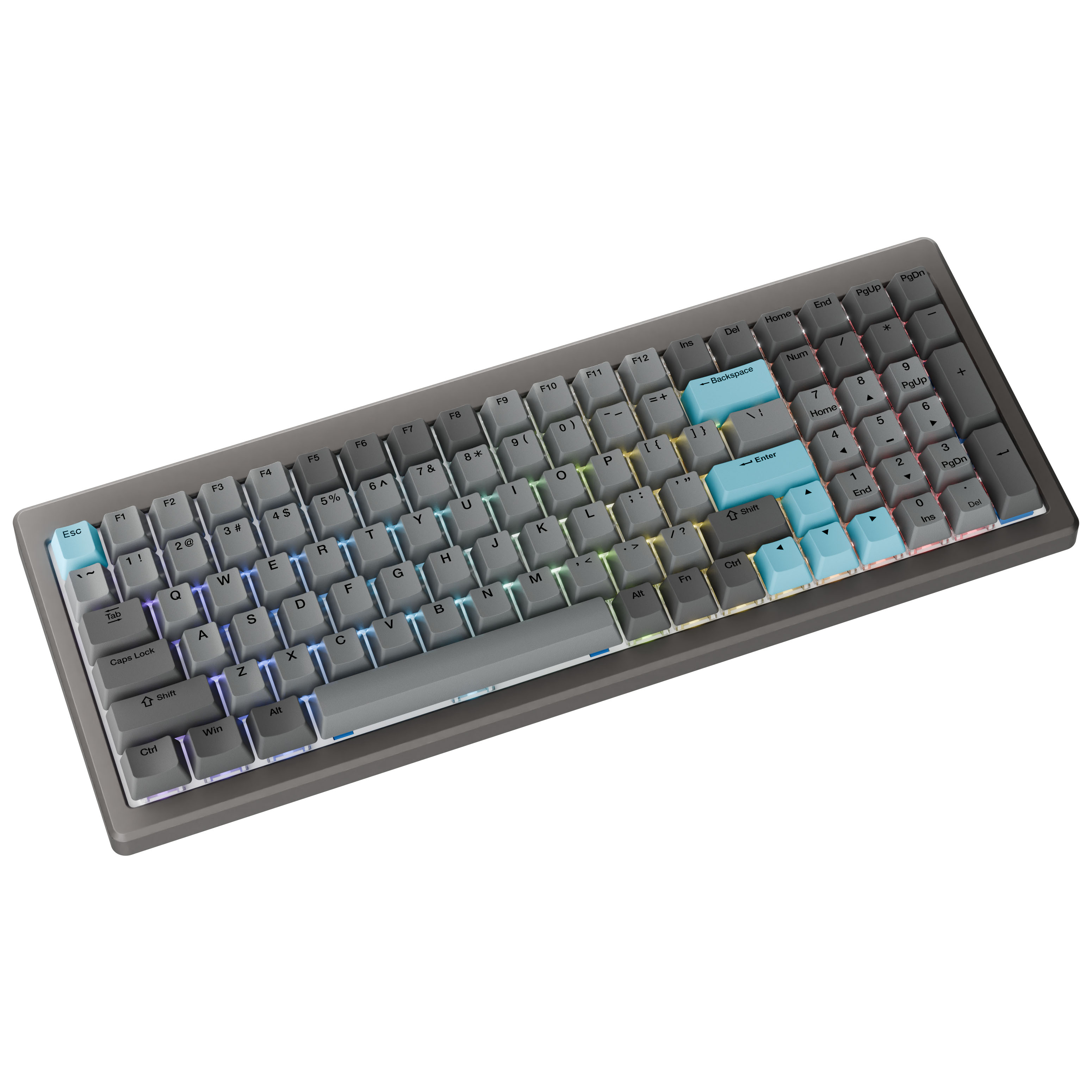 Ducky Cushion 98 Nickel Gaming-Tastatur