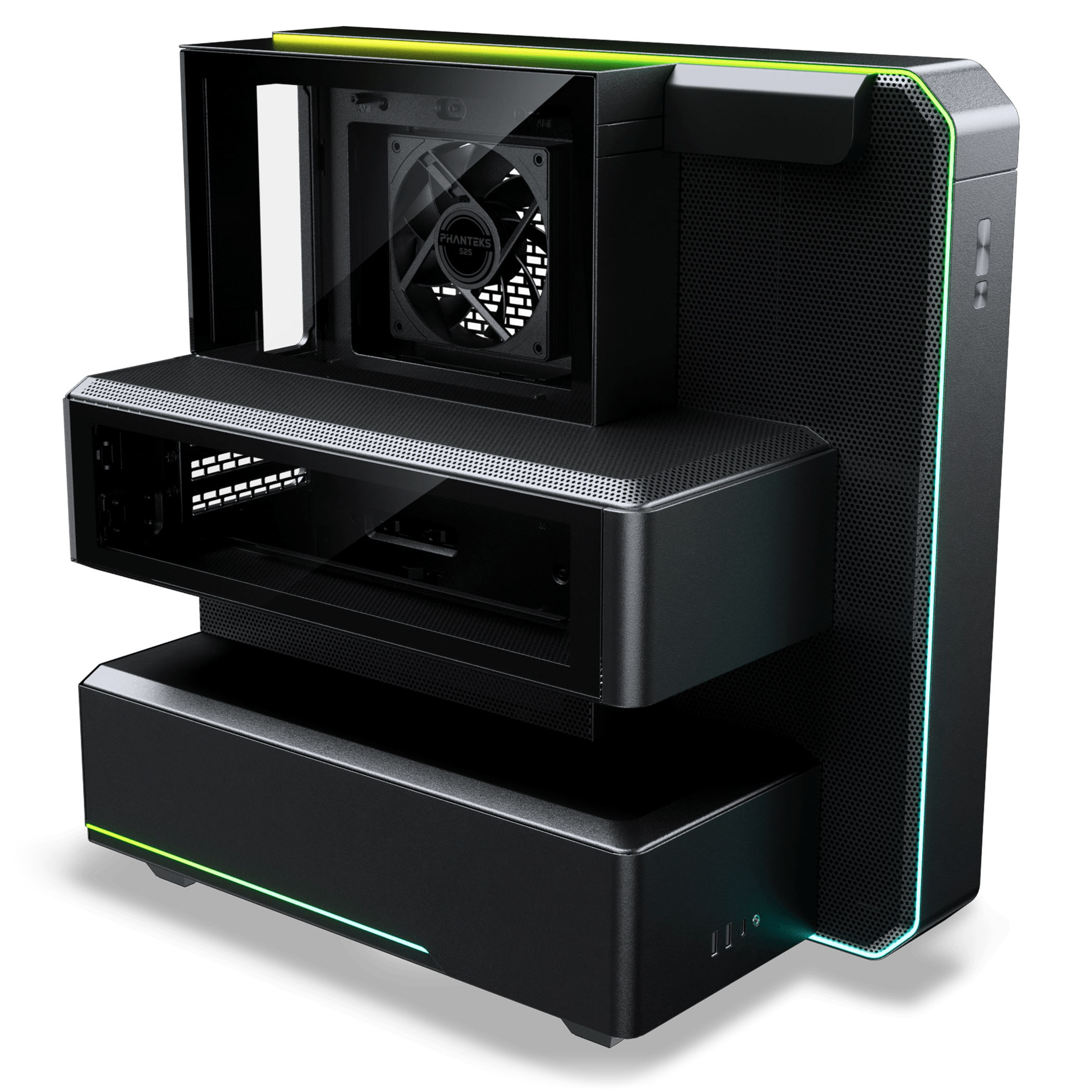 Phanteks EX5 with separate hardware chambers