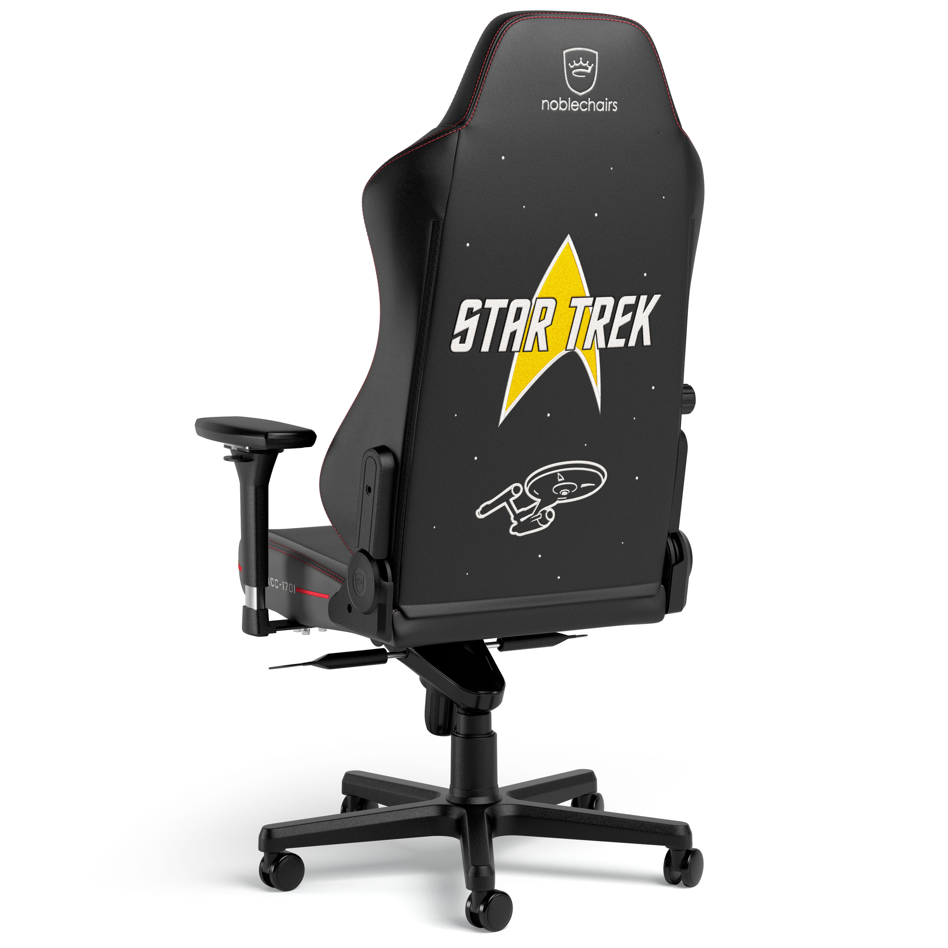 noblechairs HERO Star Trek Edition ergonomische Rückenlehne