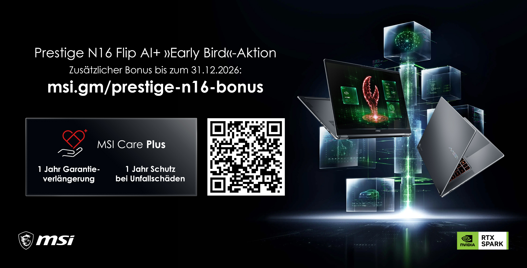 MSI N16 Promo MSI N16 Flip Banner