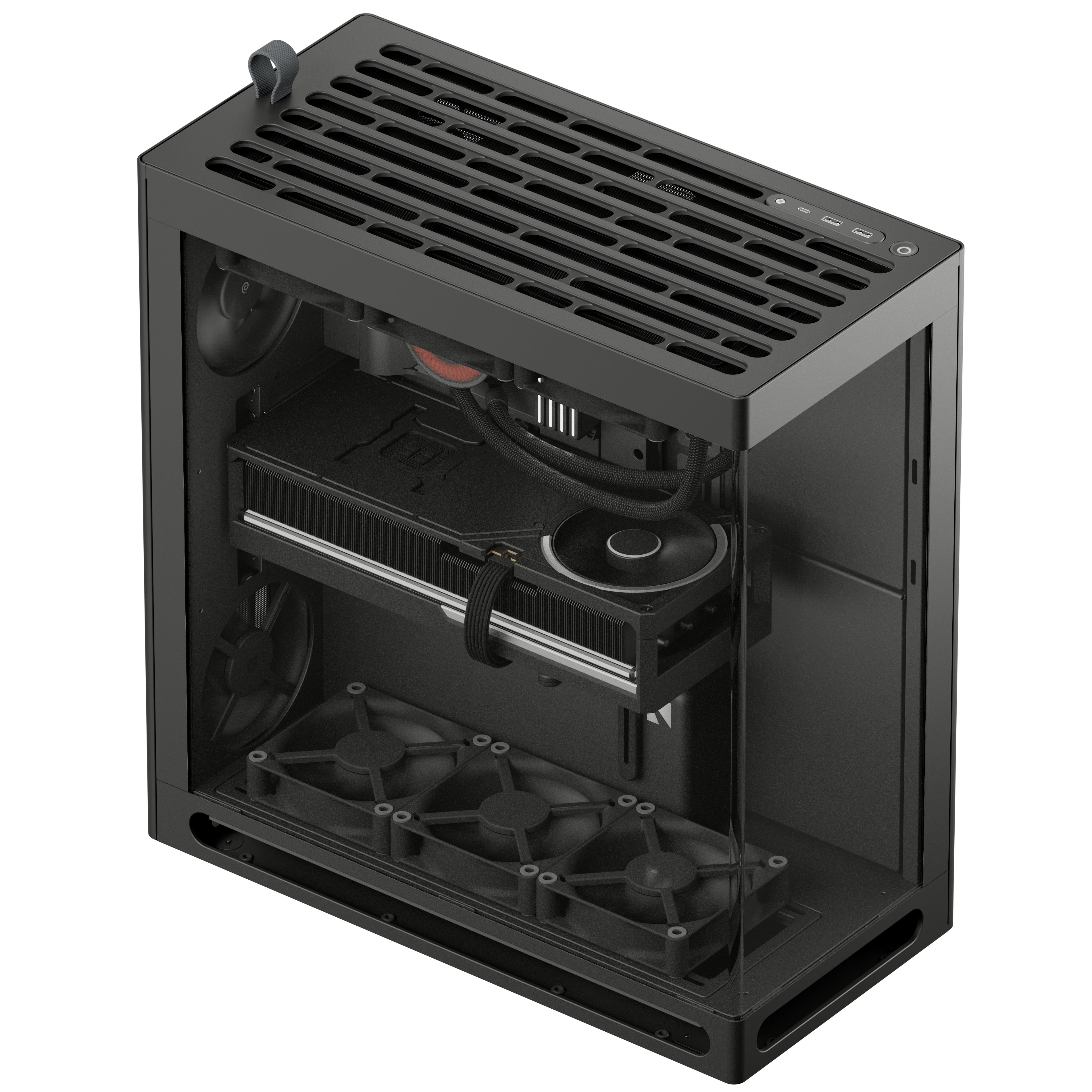HAVN HS 360 PC-Gehäuse in Schwarz