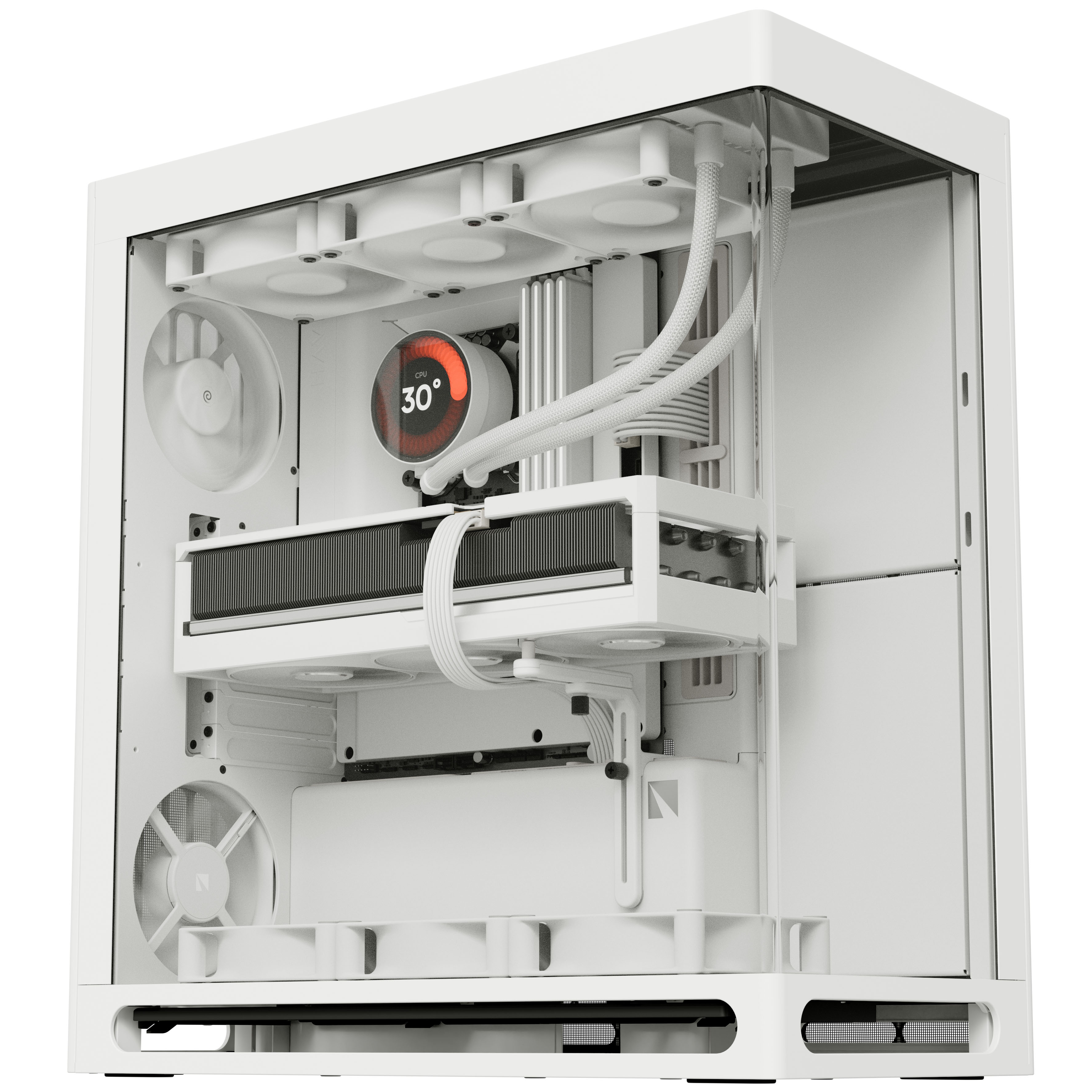 HAVN HS 360 PC-Gehäuse in Weiß
