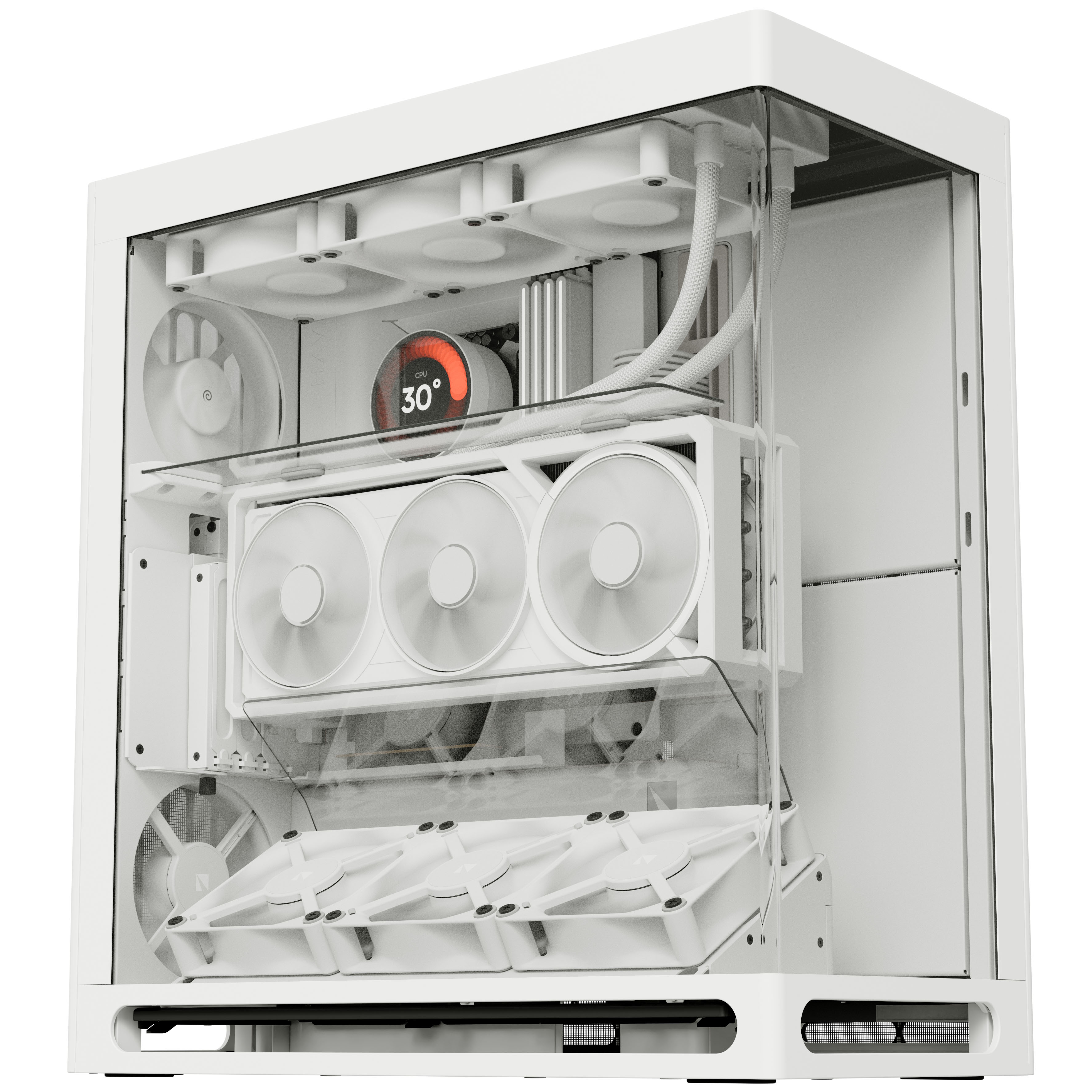 HAVN HS 360 VGPU PC-Gehäuse in Weiß