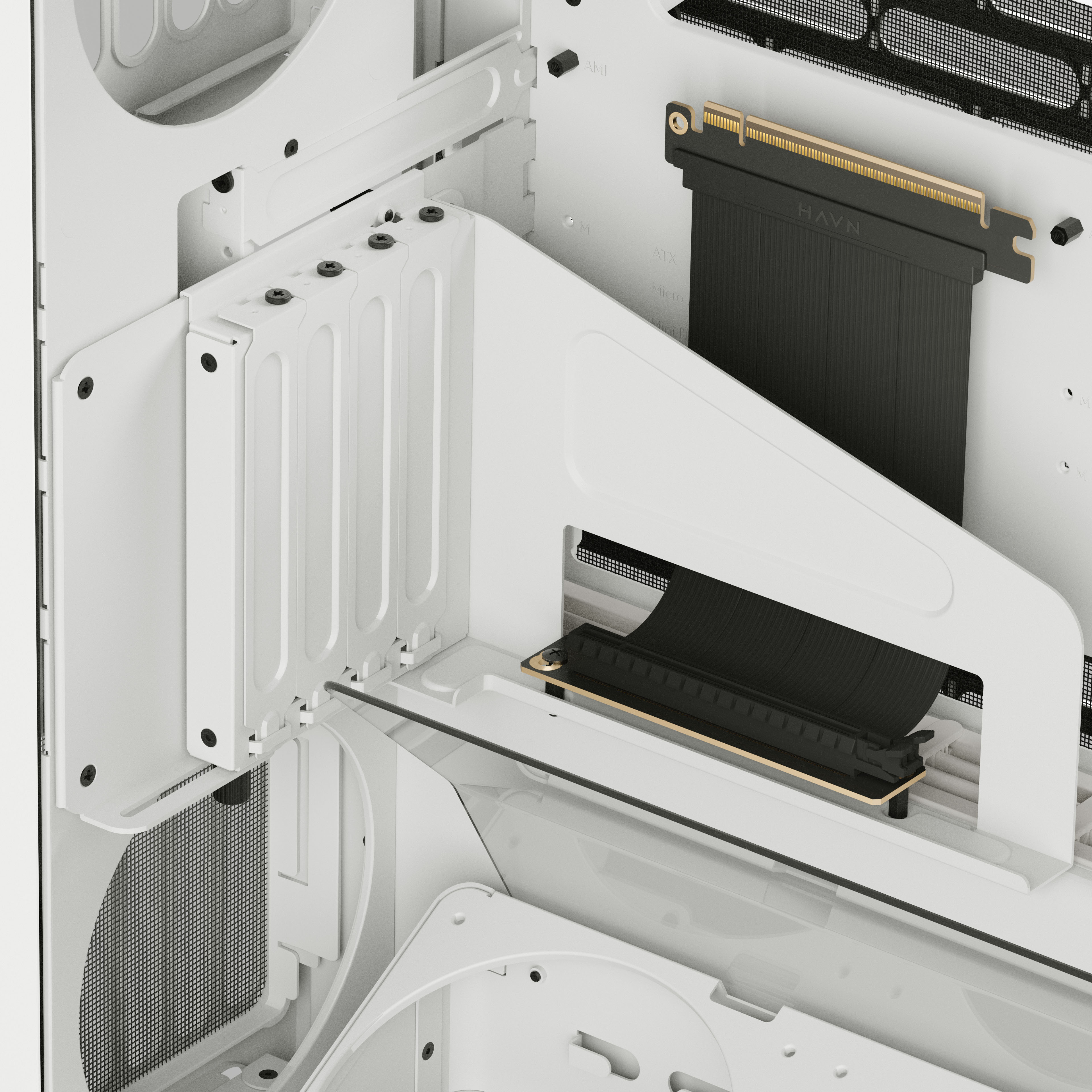 HAVN HS 360 VGPU mit vertikal eingebauter Grafikkarte